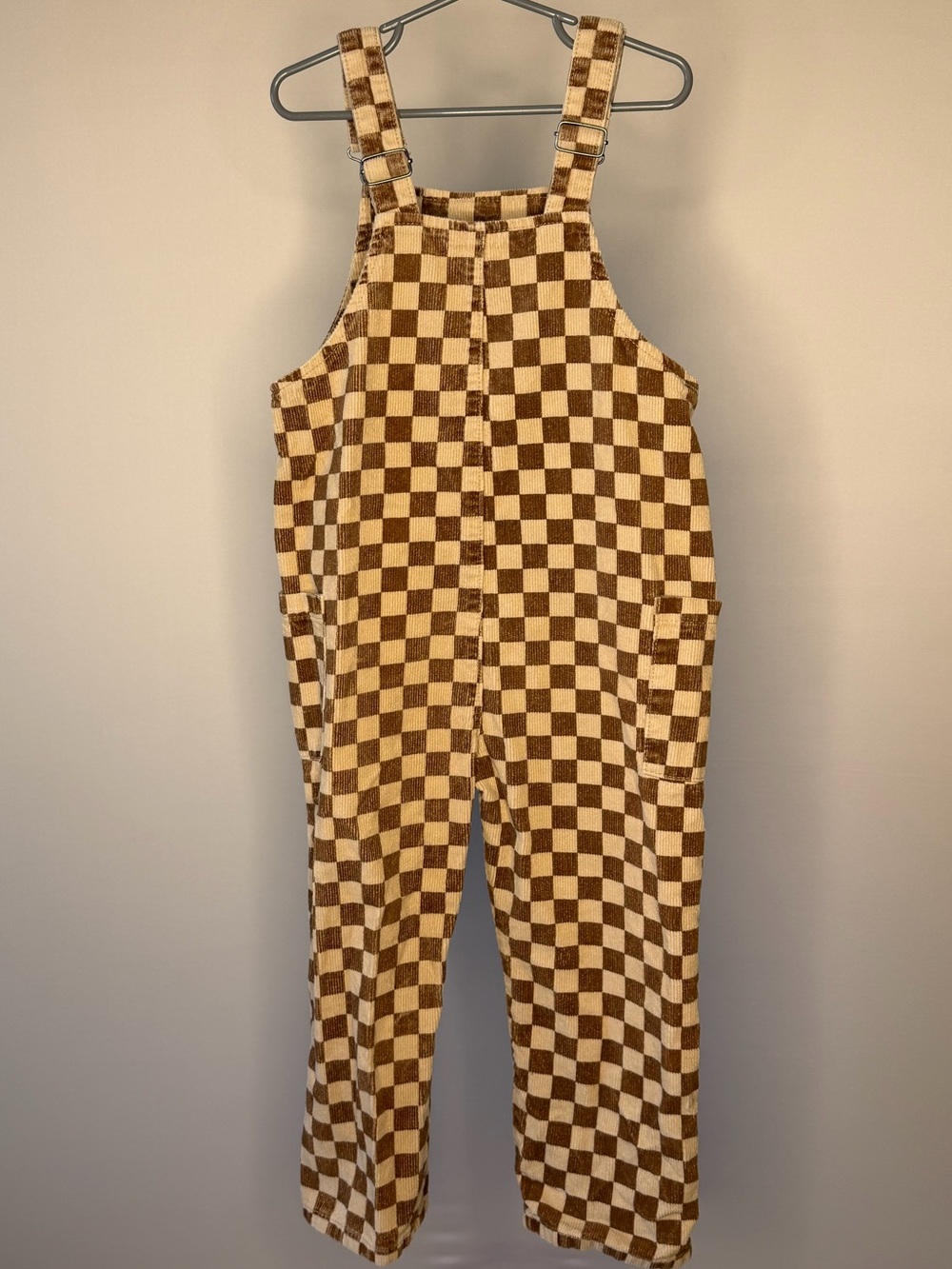 Little Trouble Teddy Checker Overalls size 6T - Picture 2 of 3